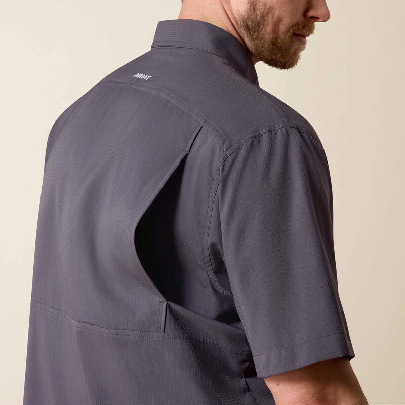 Ariat Men's Short Sleeve Charcoal VentTEK Classic Fit Shirt