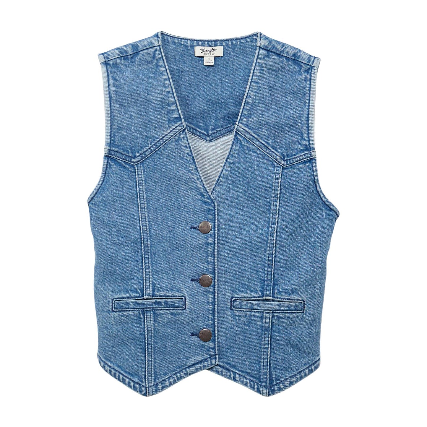 Wrangler Women's Retro Americana Denim Vest - Light