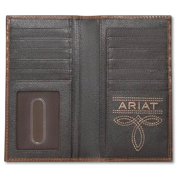 Ariat Men’s Rodeo Wallet – Embossed Patch Wallet