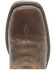 Smoky Mountain Women's Boots - Odessa Square Toe Brown Oil Distress Vintage Red