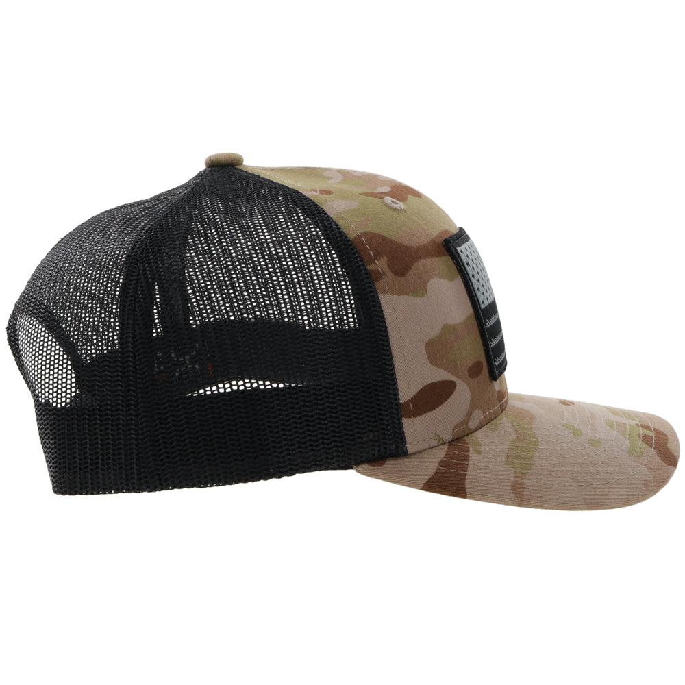 Hooey Kid's Ball Cap Camo Liberty Roper