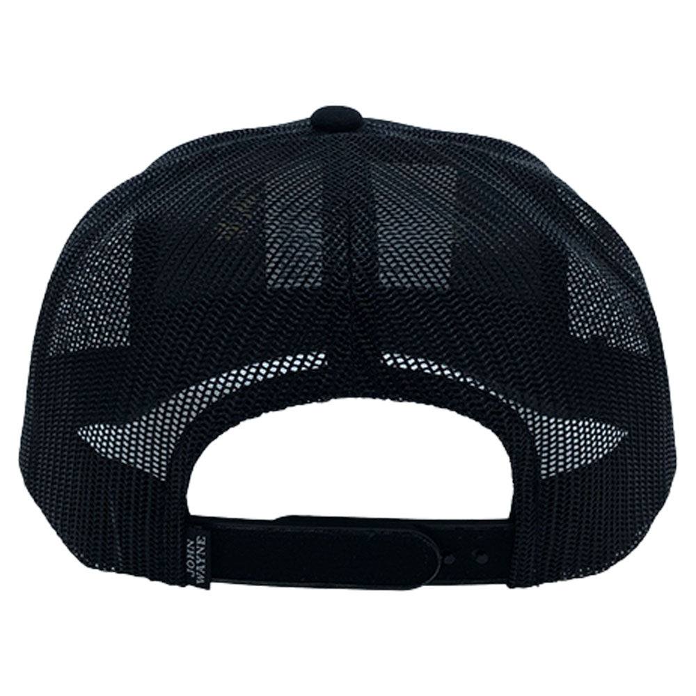 Hooey Ball Cap - John Wayne Black with Gold Stitched Logo