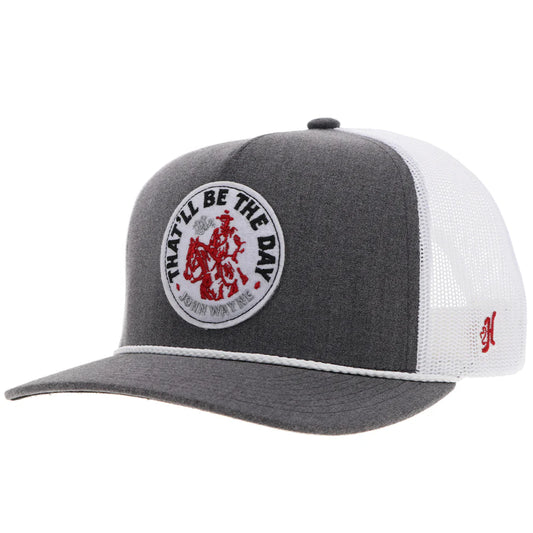 Hooey Ball Cap "John Wayne" Hat Grey/White