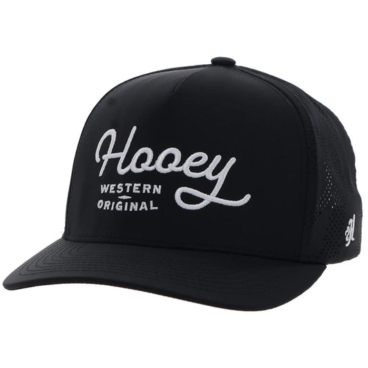 Hooey Ball Cap "OG" Hooey Hat Black with White Stitching
