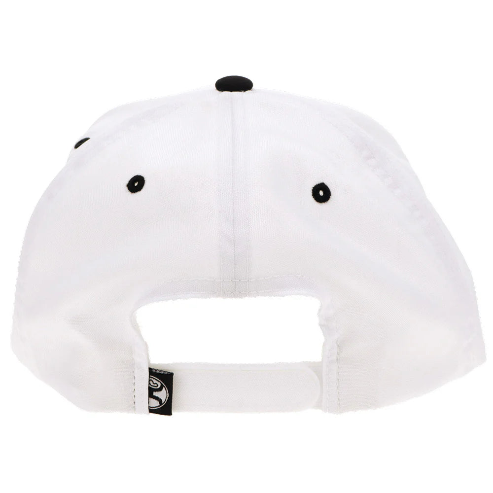 Hooey Ball Cap "OG" Hooey Hat White with Black Stitching