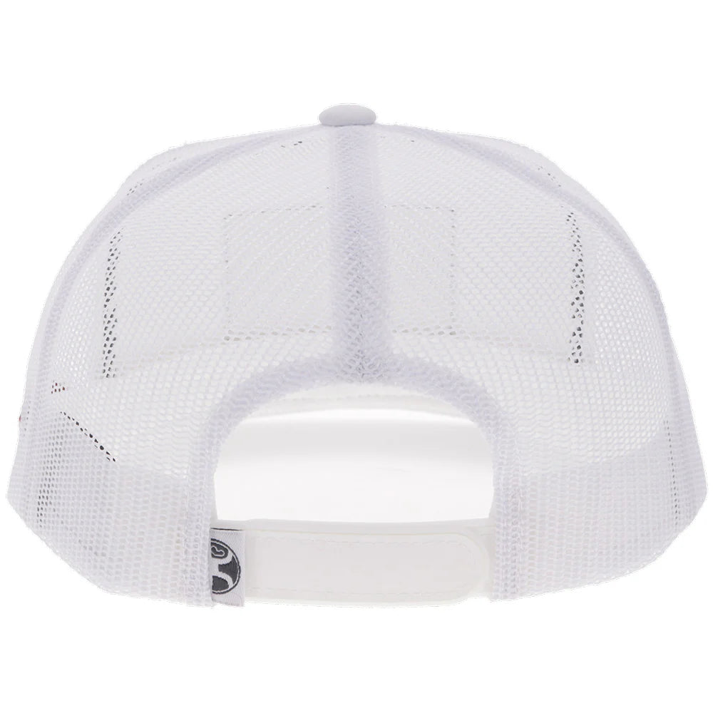 Hooey Ball Cap "Liberty Roper" White with White Flag Patch