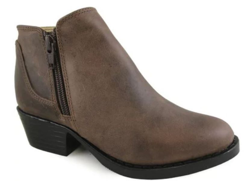 Smoky Mountain Children's Luna Brown Oil Distress Short Boots