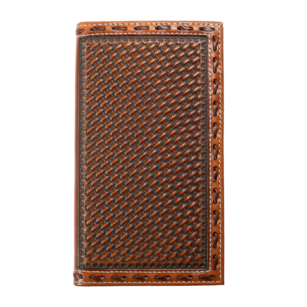 3D Belt Basket Weave Rodeo Wallet