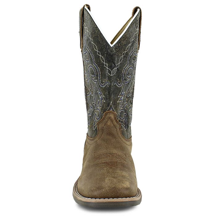 Smoky Mountain Children's Odessa Brown Distress & Vintage Charcoal Boots