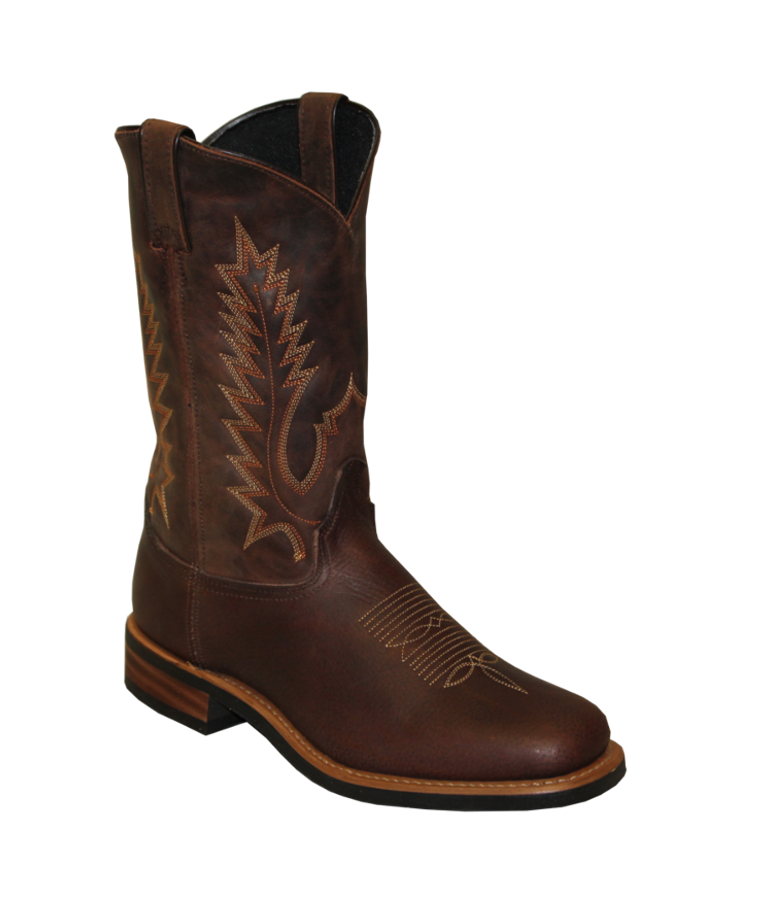 Sage Men's Boots - Antique Brown Square Toe