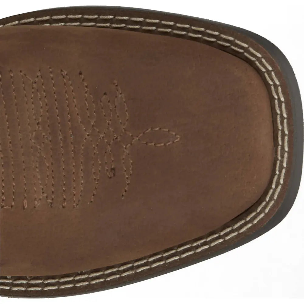 Justin Boots Children's Bowline Junior Western Boot, Pecan Brown
