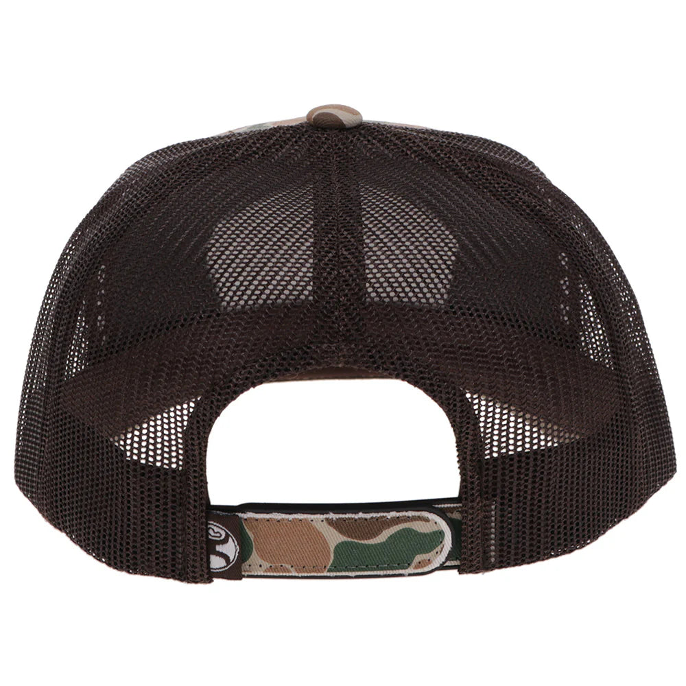 Hooey Ball Cap "Outfitters" Hooey Hat Brown Camo with Patch
