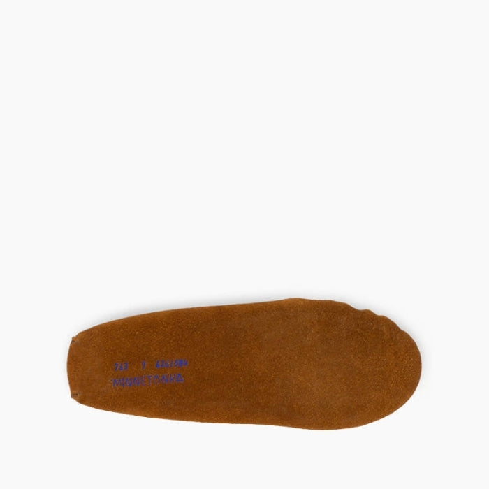 Minnetonka Men's Slippers - Brown Pile Lined Softsole