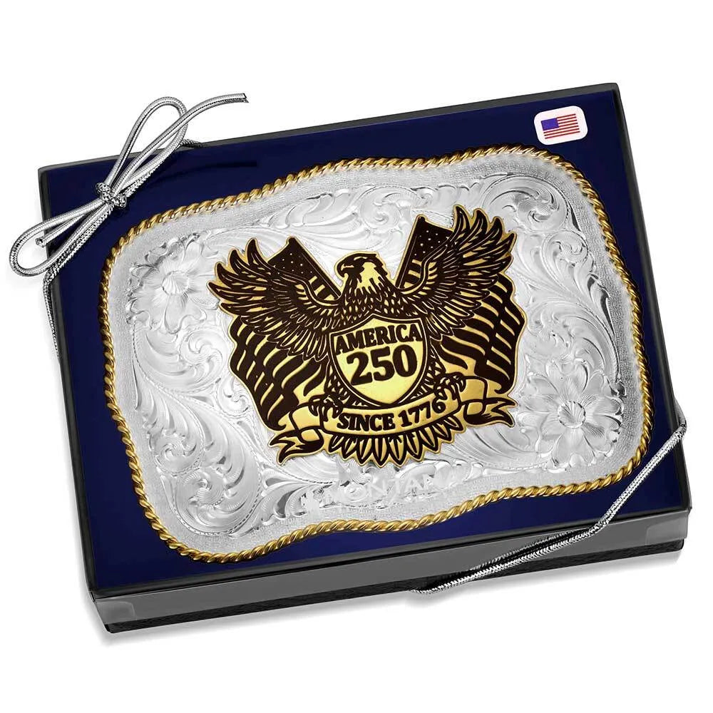 Montana Silversmiths America's 250th Anniversary Buckle