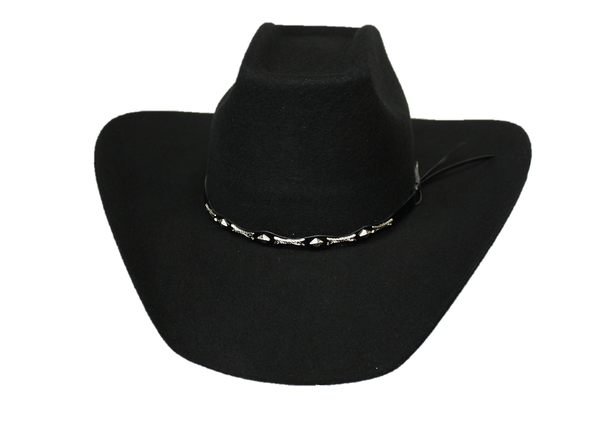 Lone Star Black Felt Hat