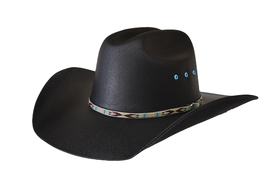 Lone Star Children's Black Straw Skyler Cowboy Hat