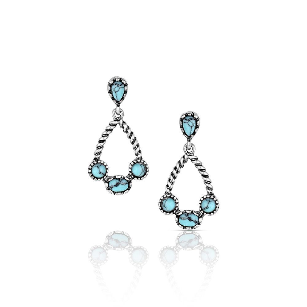Montana Silversmith Wander West Turquoise Earrings