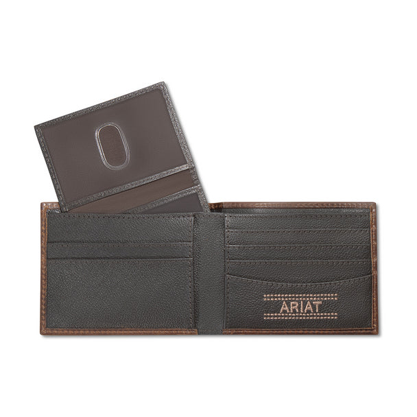 Ariat Men’s Removable Passcase Wallet – Embossed Patch