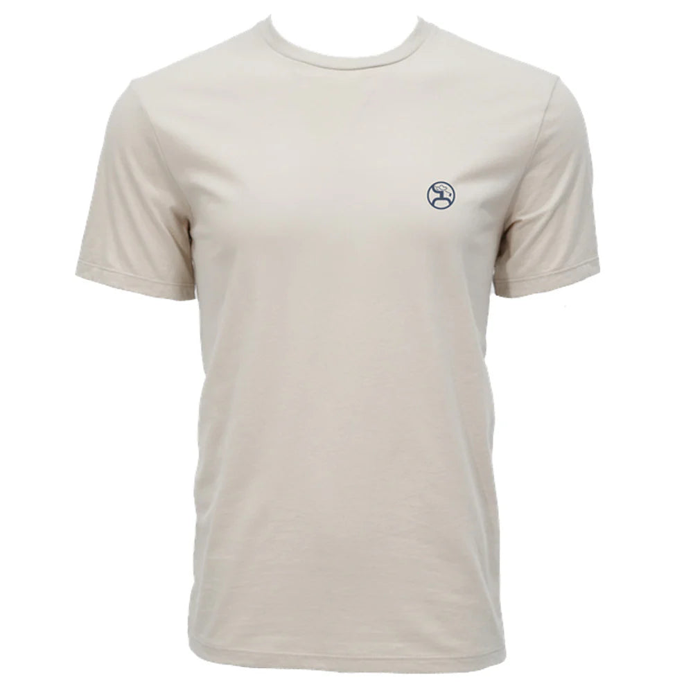 Hooey Men's "Cowboy Swing" Cream Cowboy Golf T-shirt