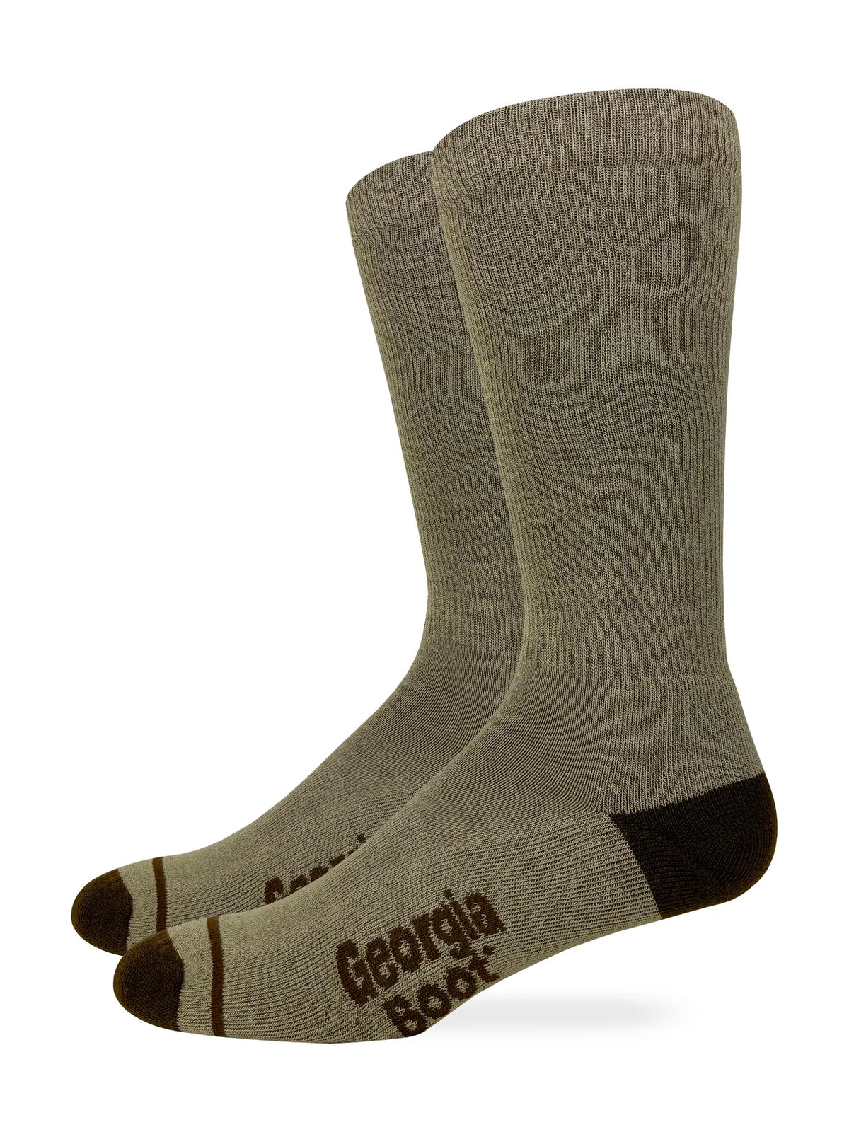 Georgia Boot 2-Pack Khaki Ultra-Dri Moisture Wicking Socks