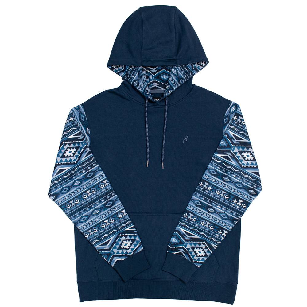 Hooey Children's Summit Navy Aztec Hoody