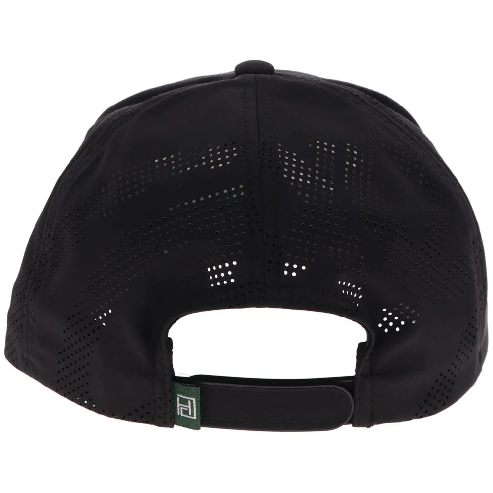 Hooey Ball Cap "Cowboy Golf" Black with Golf Course Landscape