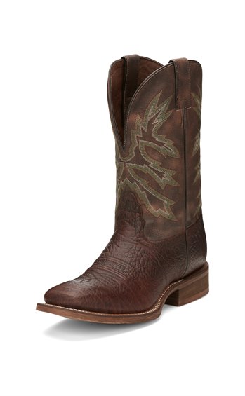 Nocona Men's Boots - Henry Brown Distressed Leather Square Toe