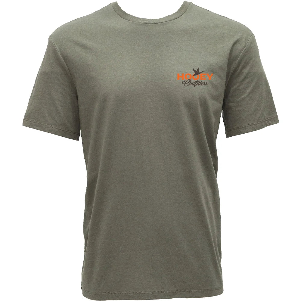 Hooey Men's Decoy Outfitters T-Shirt Olive with Bird Logo