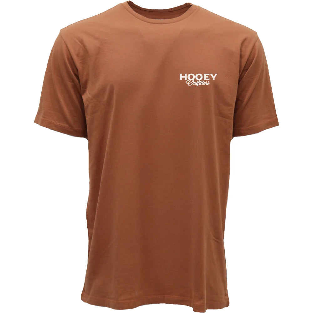 Hooey Youth Toller Hooey Outfitters T-Shirt Rust with Bird Dog Logo