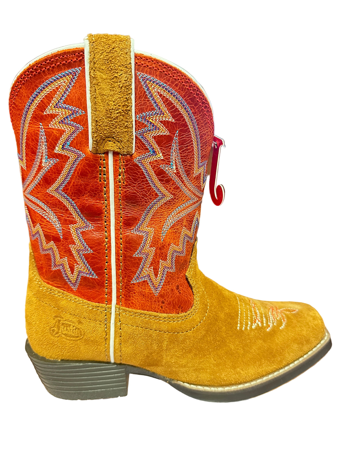 Justin Boots Youth Freckles Cognac Suede Boots