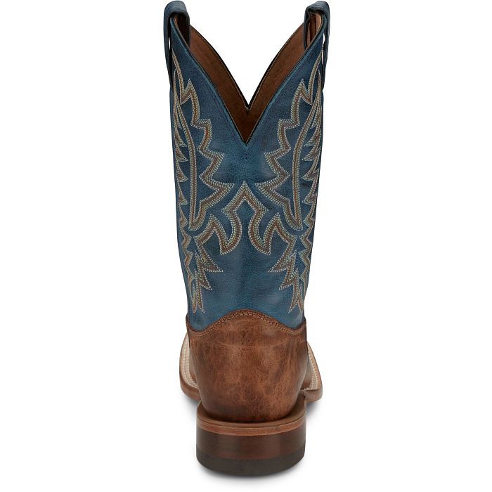 Justin Boots Men's Poston Amber Brown Cowhide