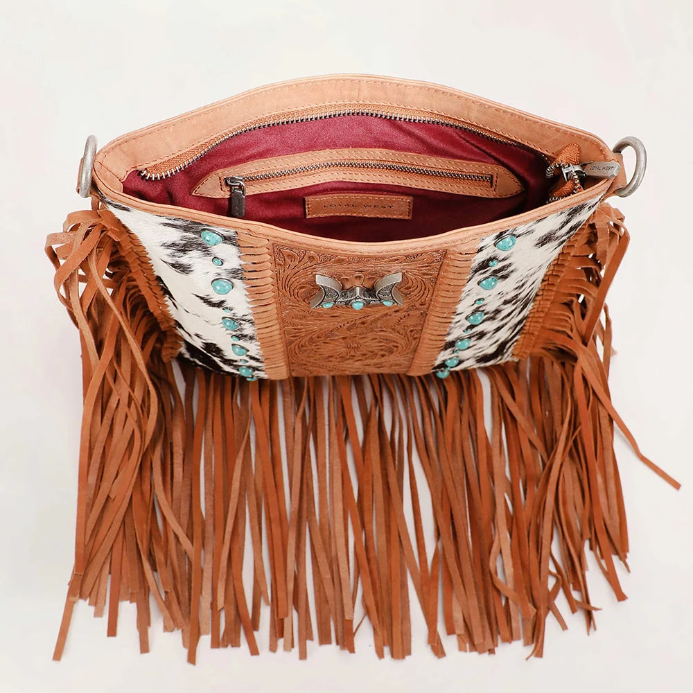 Myra Bag Loyal West Tucson Cowhide Tassel Bag