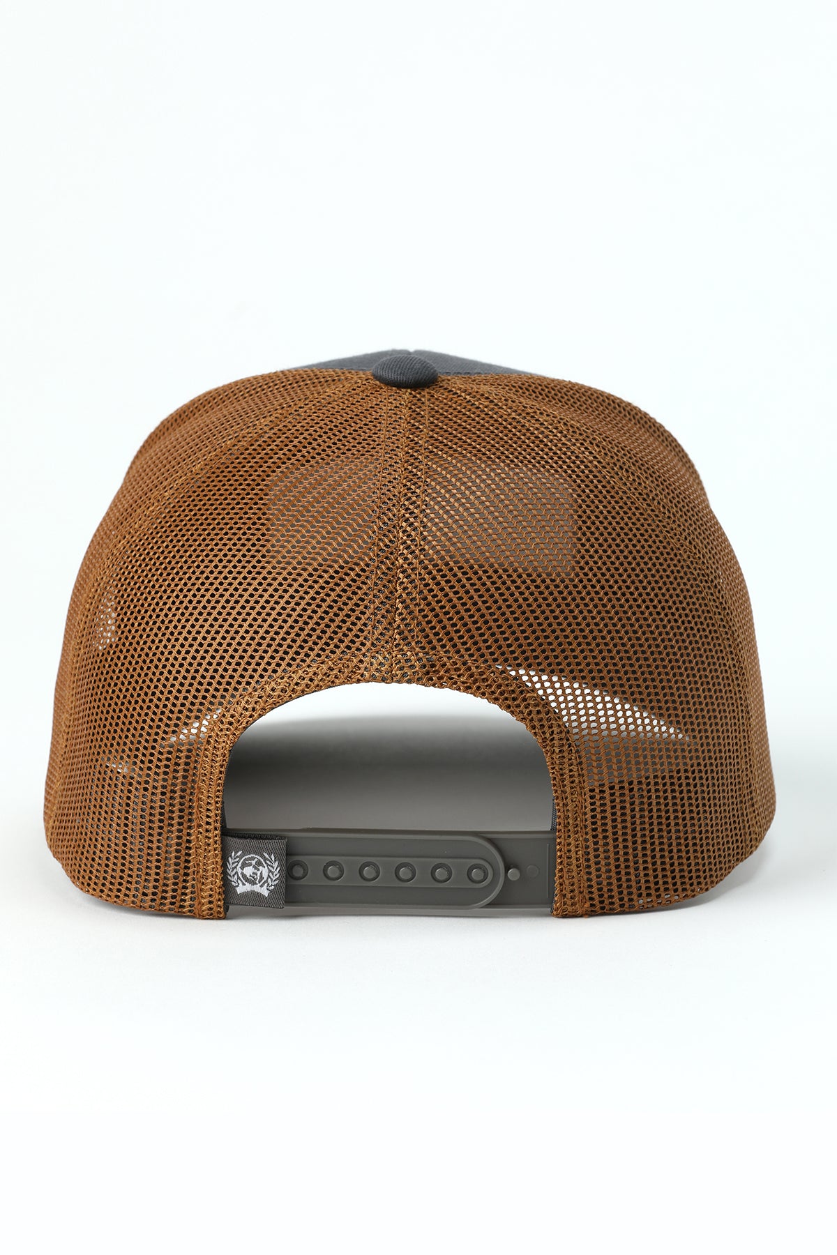 Cinch Flexfit Trucker Cap Charcoal and Brown