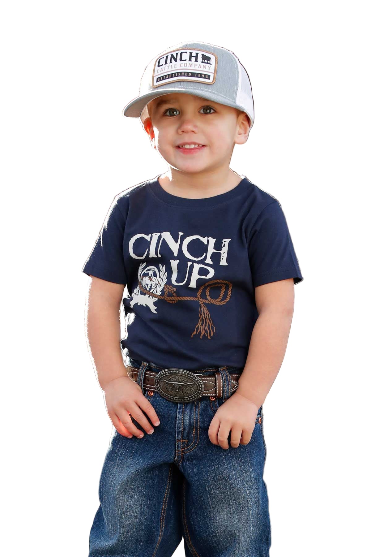 Cinch Boy's Cinch Up Navy T-Shirt