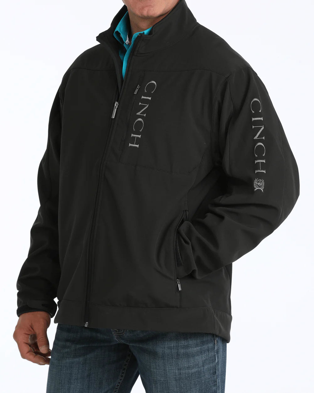 Cinch Men's Concealed Carry Bonded Black Jacket