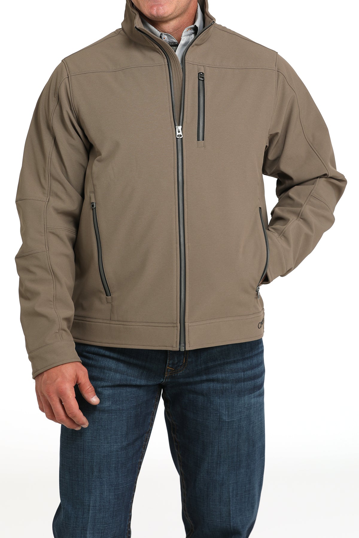 Cinch Men's Concealed Carry Brown Bonded Jacket