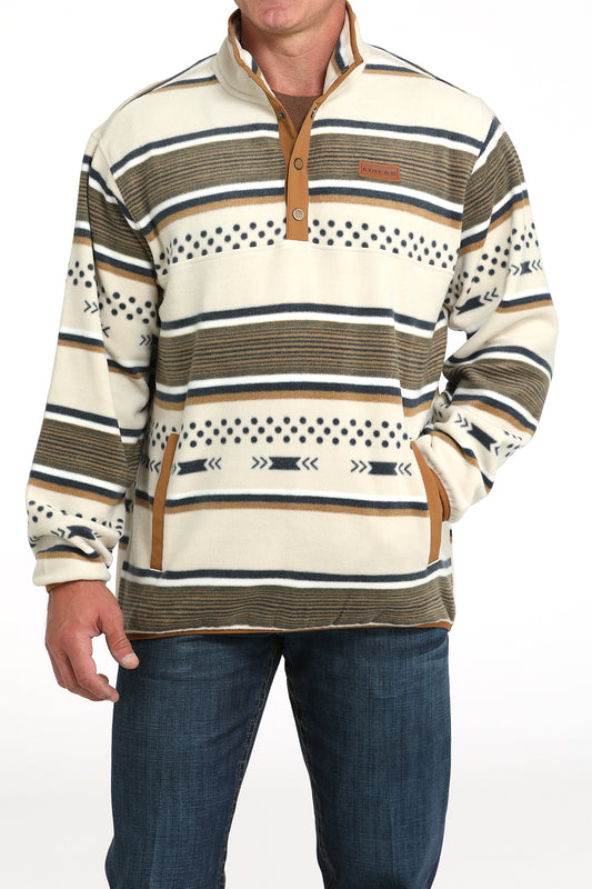 Cinch Men's Cream Polar Fleece
