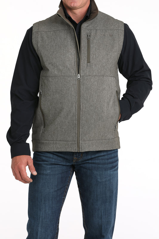 Cinch Men's Concealed Carry Bonded Gray Vest