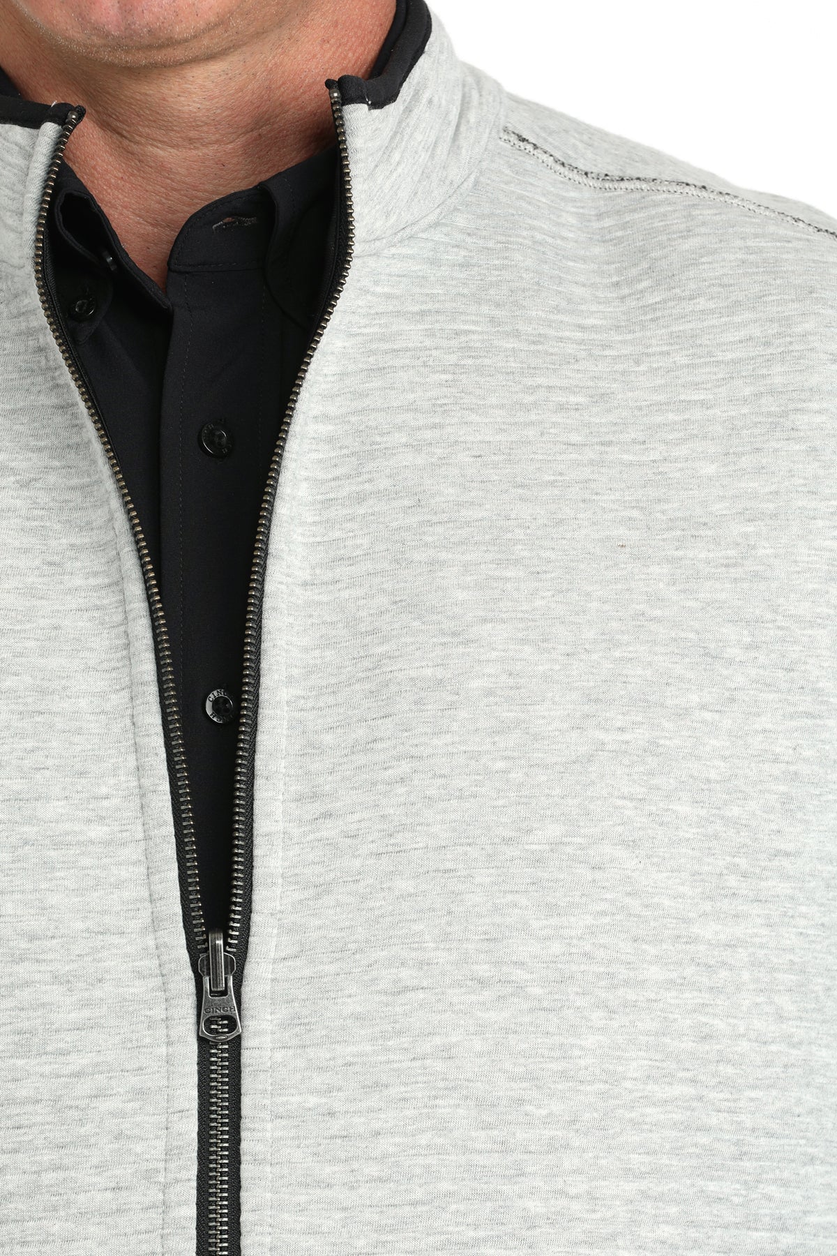 Cinch Men's Reversable Vest in Black/Gray