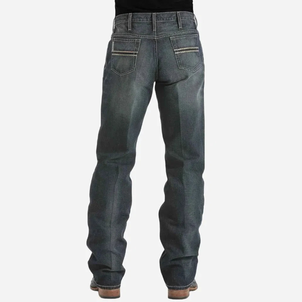 Cinch Men's White Label Relaxed Dark Wash Jeans