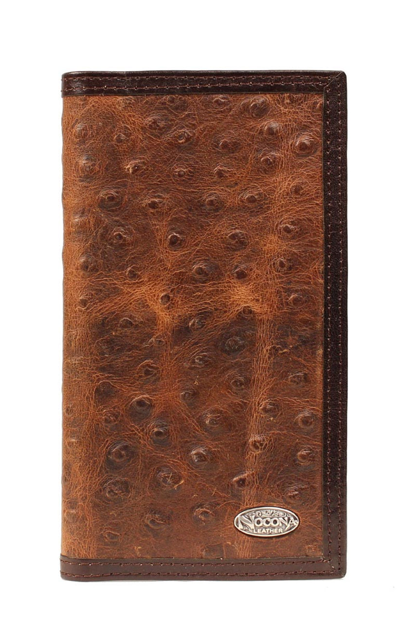 Nocona Rodeo Vintage Ostrich Print Wallet