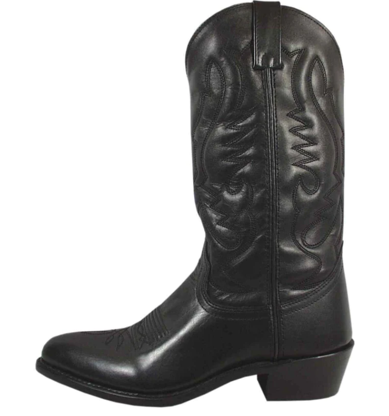 Smoky Mountain Men's Black Round Toe Classic Boot