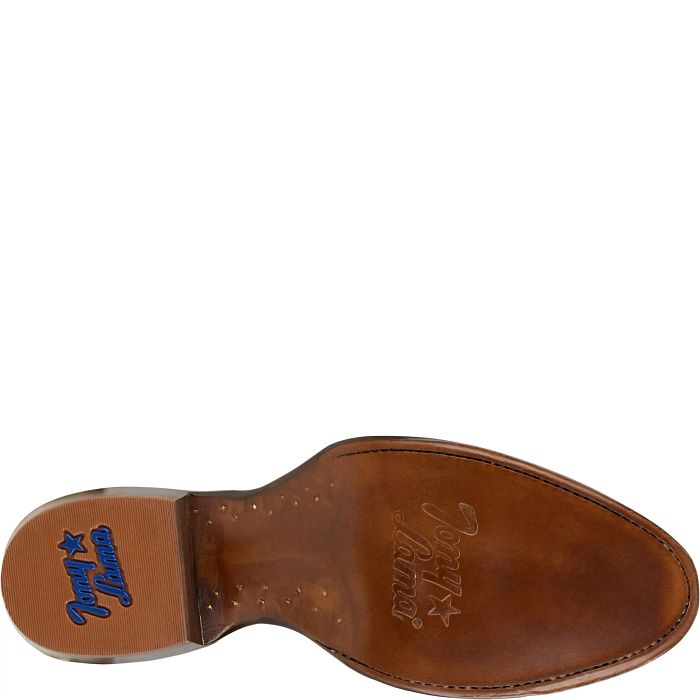 Tony Lama Men's Marco Cognac Goat Leather Boots