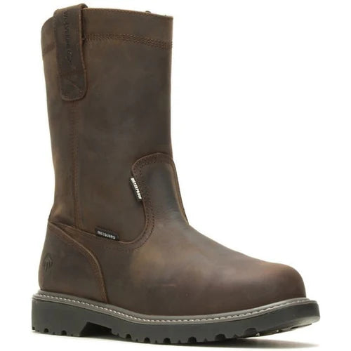 Wolverine Men's Steel Toe WP Wellington Work Boot -Brown