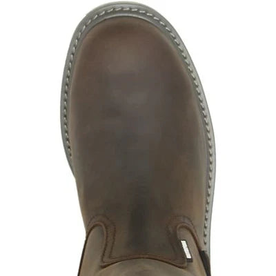 Wolverine Men's Steel Toe WP Wellington Work Boot -Brown