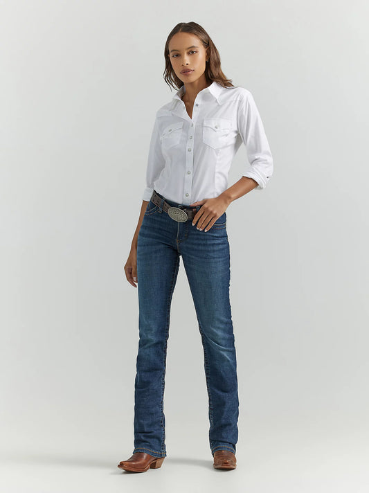 Wrangler Women's Women's Women's Ultimate Riding Jean Willow Mid-Rise Bootcut