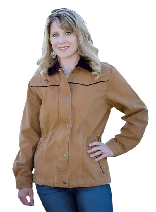 Wyoming Traders Women's Shoshone Canvas Jacket - Tan