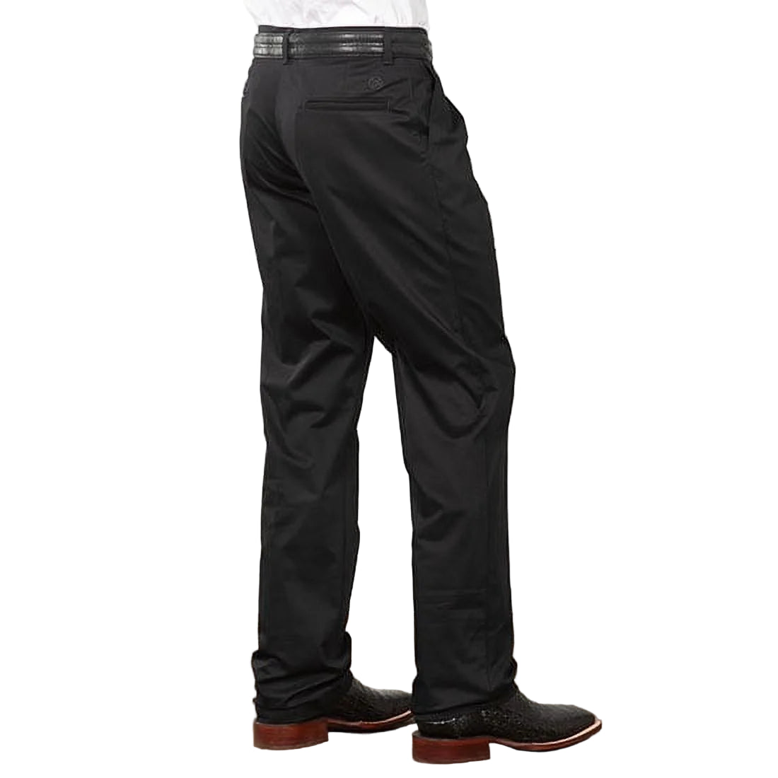 Wrangler Men's Riata Pleated Front Black Pant