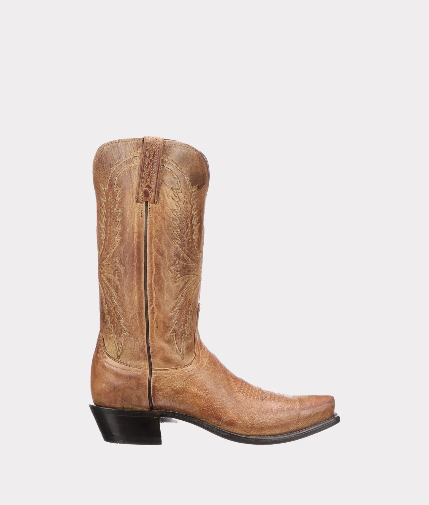 Lucchese Men's Crayton Tan Goat Leather Boots