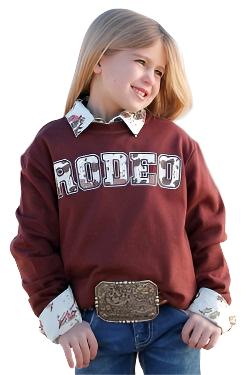 Cruel Girls Rodeo Sweatshirt - Burgundy